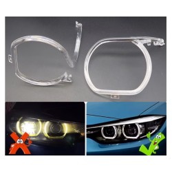 Fiber Optic Polycarbonate Left DRL BMW 4 Series F32 F36 F33 17-20 Replacement Headlight LED Acrylic Tube Guide Strip Light