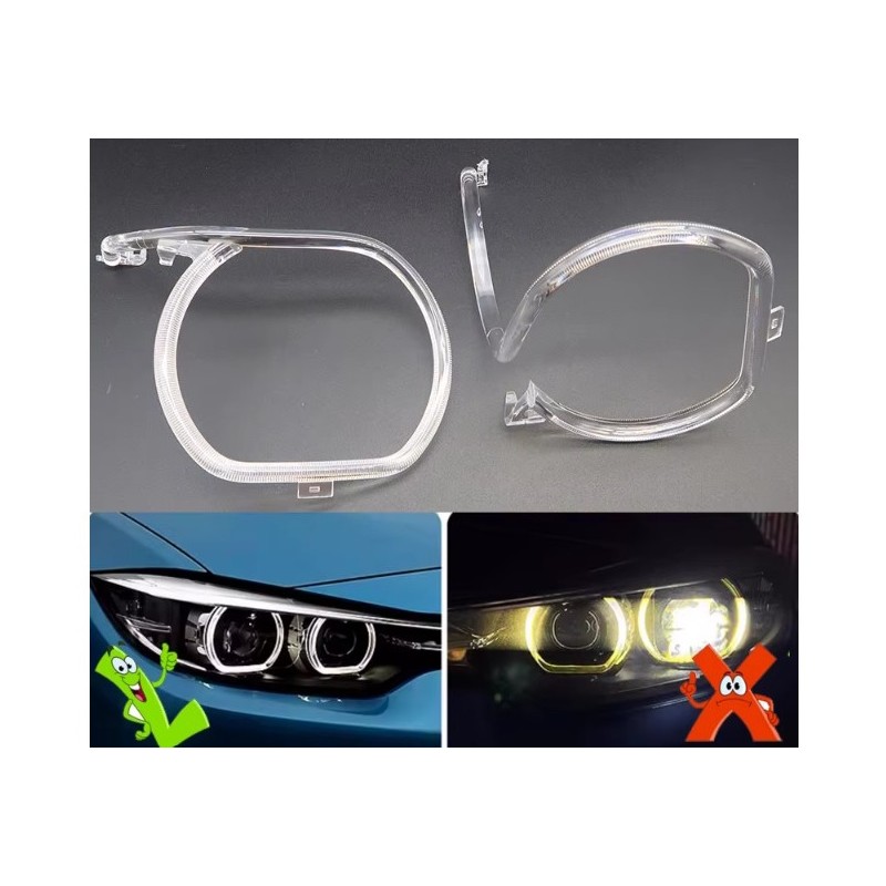 Fibra Ottica Policarbonato Destro DRL BMW Serie 4 F32 F36 F33 17-20 Ricambio Faro Led Acrylic Tube Guide Strip Light