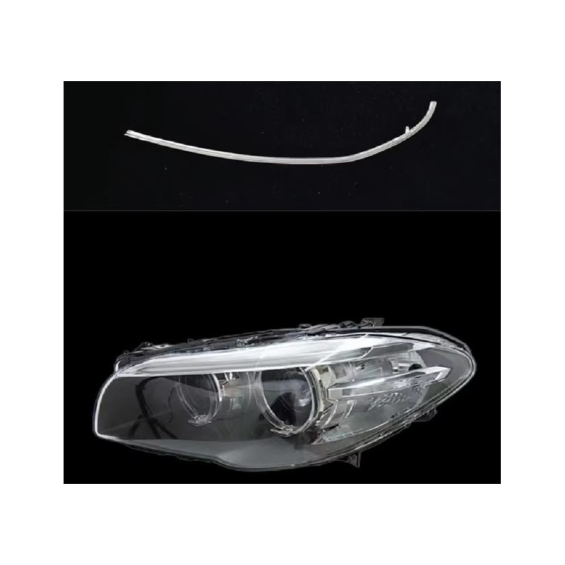 Fiber Optic Polycarbonate Left DRL BMW 5 Series F10 F18 Upper Replacement Headlight LED Acrylic Tube Guide Strip Light