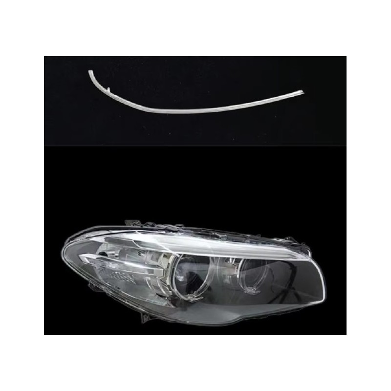 Fiber Optic Polycarbonate Right DRL BMW 5 Series F10 F18 Upper Replacement Headlight LED Acrylic Tube Guide Strip Light