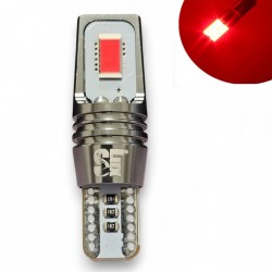 Lámpara Led T10 W5W Super Canbus CSP Roja Posición y Freno