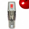 Lampada Led T10 W5W Super Canbus CSP Rossa Posizione e Stop