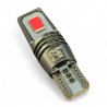 Conector Lámpara Led T10 W5W Super Canbus CSP Rojo Posición y Freno