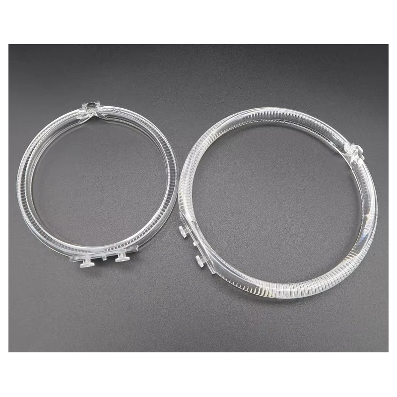anello piccolo e grande Fibra Ottica Policarbonato DRL BMW Serie 5 F07 Ricambio Faro Led Acrylic Tube Guide Strip Light