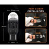 dimensioni Lampada LED T20 7443 CANBUS W21 5W 2000 Lumen 6000K