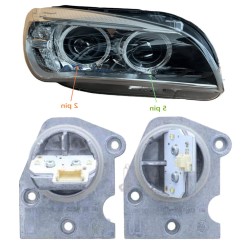Modulo Led DRL Destro Angel Eyes BMW X1 E84 Ricambio b006728-C  b006727-C