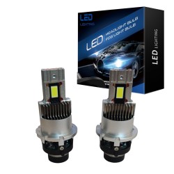 Lampade Led D2S Sostituzione Dirette 6000k All In One Plug & Play Dimensione come Originale