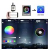 applicazione Kit Led Sotto Scocca 4 Placchette RGBW Rock Light Alta Potenza con Effetti Wifi Android I-Phone