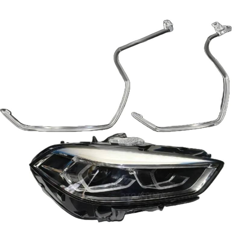 Fiber Optic Polycarbonate Right DRL BMW Series F40 F44 Replacement Headlight LED Acrylic Tube Guide Strip Light