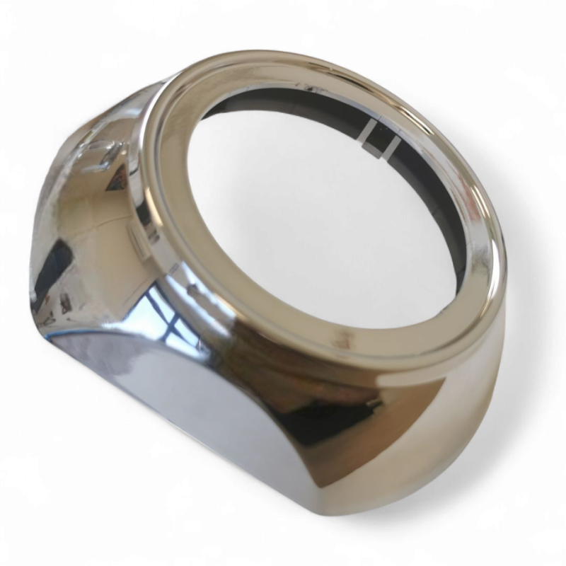 obliquo Coppia Cover Cromata per Lenticolare 3 Pollici W3006 Retrofit