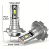 misure Lampade Led H18 EASY No FAN Stessa Misura Originale 6000K 40W