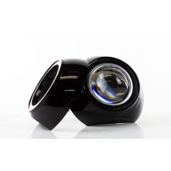 Coppia Cover Nera per Lenticolare 2,5 e 3 Pollici W3006 Retrofit