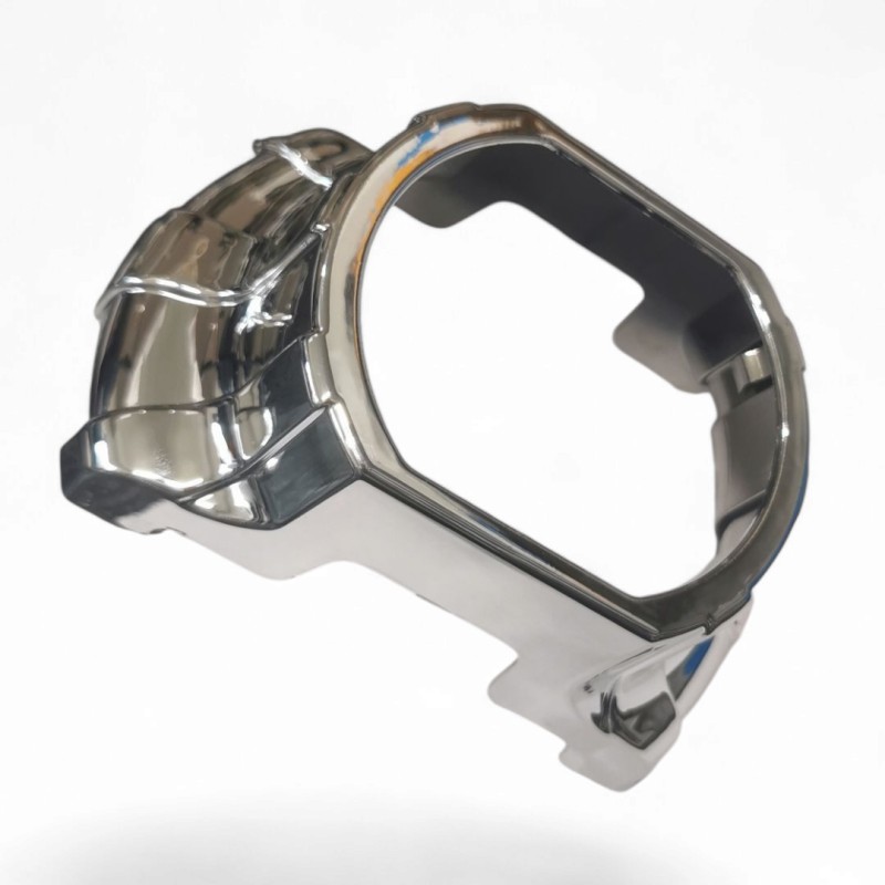laterale Coppia Cover Cromata per Lenticolare 3 Pollici Lente Quadrato F3001 Retrofit