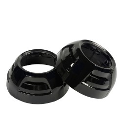 Coppia Cover Nera per Lenticolare 2,5 e 3 Pollici W3008  Retrofit