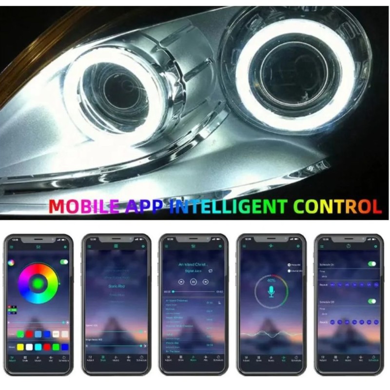schermate app Angel Cotton RGB Magic 70 mm Effetti App da Cellulare Symphony