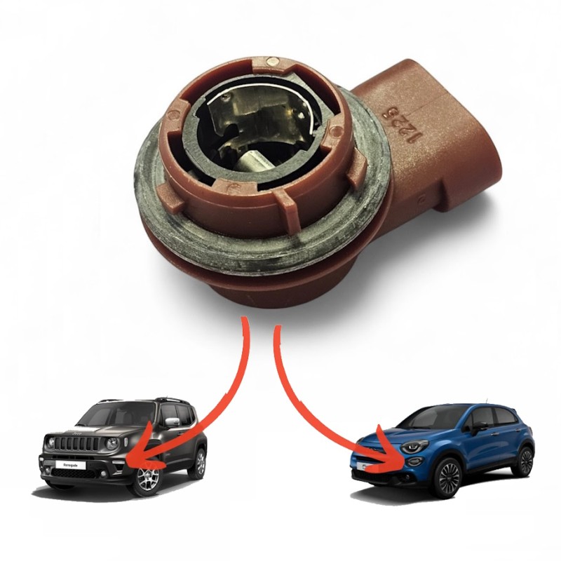 Portalámparas P21W para Jeep Renegade Fiat 500x 68285062AA, conector de cableado, luces de circulación diurna