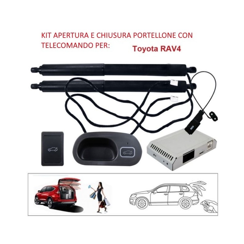 PORTON TRASERO ELÉCTRICO CON MANDO A DISTANCIA TOYOTA RAV4 2013-2016 PORTON TRASERO