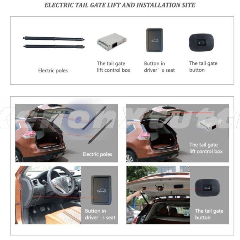 ELECTRIC TAILGATE WITH REMOTE CONTROL TOYOTA RAV4 2013-2016