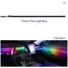Un Pezzo RGB Acrylic FULL LED Light 110 CM Symphony Interni Auto Decorativa Fibra Ottica Cruscotto Supporto Symphony