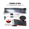 flessibile Coppia Pannelli Display Led 120 x 595 Parabrezza Programmable Flessibile Devil Eyes Bluetooth Animazione