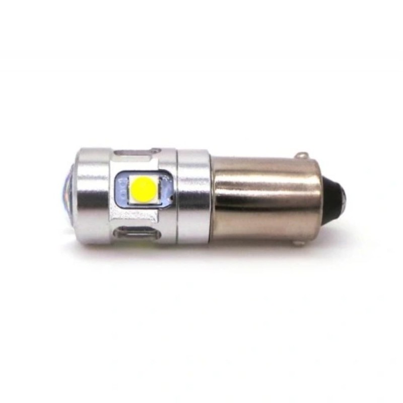 laterale Coppia H5W BA9S Led 5 Smd 3030 12V e 24V Super Canbus 6000k