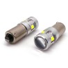 Coppia H5W BA9S Led 5 Smd 3030 12V e 24V Super Canbus 6000k