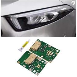 Módulo de luces LED para intermitentes y luces de circulación diurna (DRL) de Mercedes-Benz Clase A W177, faro izquierdo