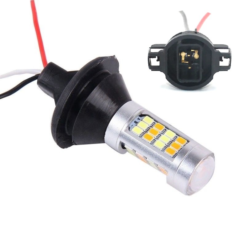 connessione Lampade Indicatore Di Direzione + Drl Arancio Bianco Connettore PSY24W Switch Back