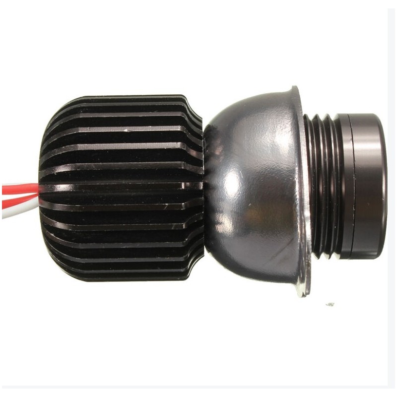 foto laterale Lampade Angel EYE Led BMW Serie 3 LCI E90 E91 6000k CanBus