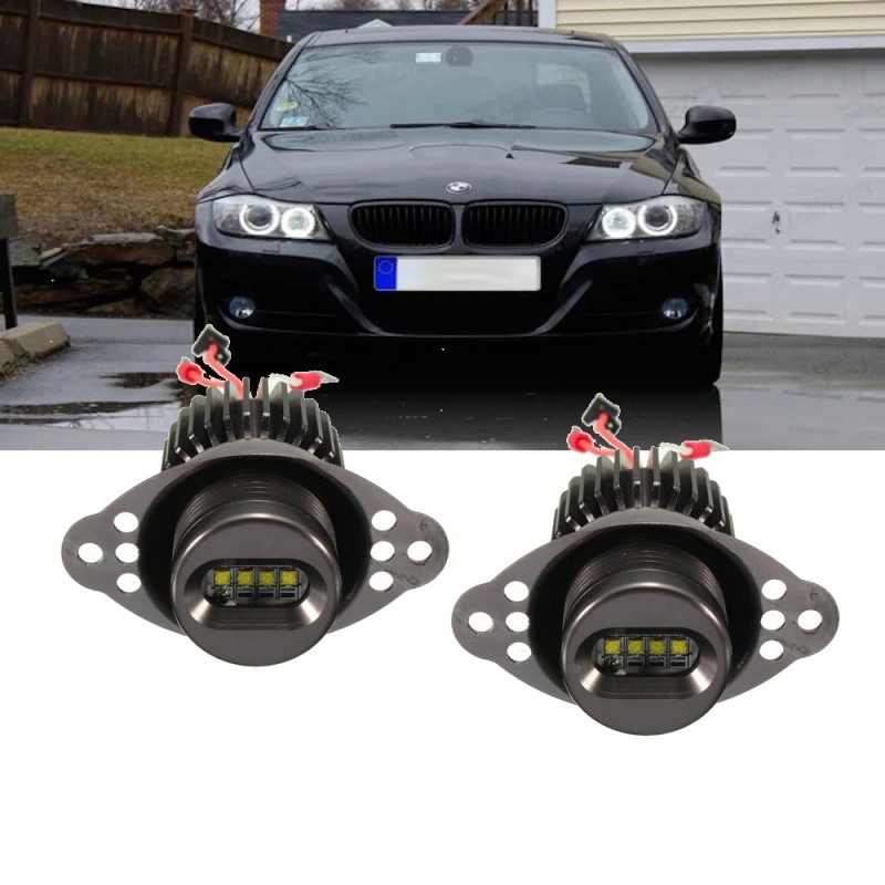Lampade Angel EYE Led BMW Serie 3 LCI E90 E91 6000k CanBus