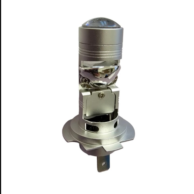 frontale Coppia Mini Lente h18 LED 6000k Funzione Anabbagliante No Ombre no Accecamento