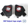 regolazione Proiettore Logo Sotto Specchietto Mercedes-Benz Classe E W212 C207 A207 Luce Benvenuto in Vetro Intera Fiancata