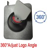 ruota a 360 gradi Proiettore Logo Sotto Specchietto Ford Stemma Luce Benvenuto Intera Fiancata