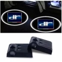 Proiettore Logo LED DR AUTOMOBILES DR5 per Portiera con Batteria no Fori no Connessioni Plug & Play