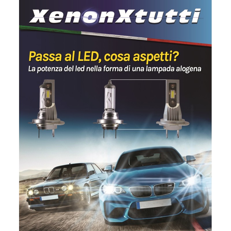 stessa dimensione Lampade Led H18 6000K LIGHT-EASY Canbus Stessa Misura Originale