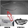 Acrylic Tube Light Guide Strip Light DRL Destro Audi A3 8V Restyling Ricambio Faro Full Led Fibra Ottica Policarbonato