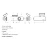 descrizione Dashcam C2S 4K WIFI Controllo Vocale Modalità Time-lapse Sicurezza Parcheggio