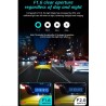 focale 1.6 Dashcam C2S 4K WIFI Controllo Vocale Modalità Time-lapse Sicurezza Parcheggio