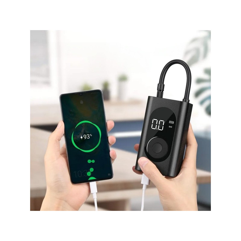 caricatore Compressore D'Aria Elettrico Portatile Batterie Ricaricabile per Pneumatici