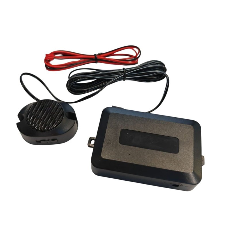 Unidad de control y altavozKit de sensor de aparcamiento invisible y pintable de instalación rápida en el interior del parachoqu