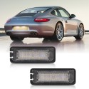 Lampade Led Targa PORSCHE 911 996 Restyling tecnologia CANBUS Kit 6000k Luce Bianca