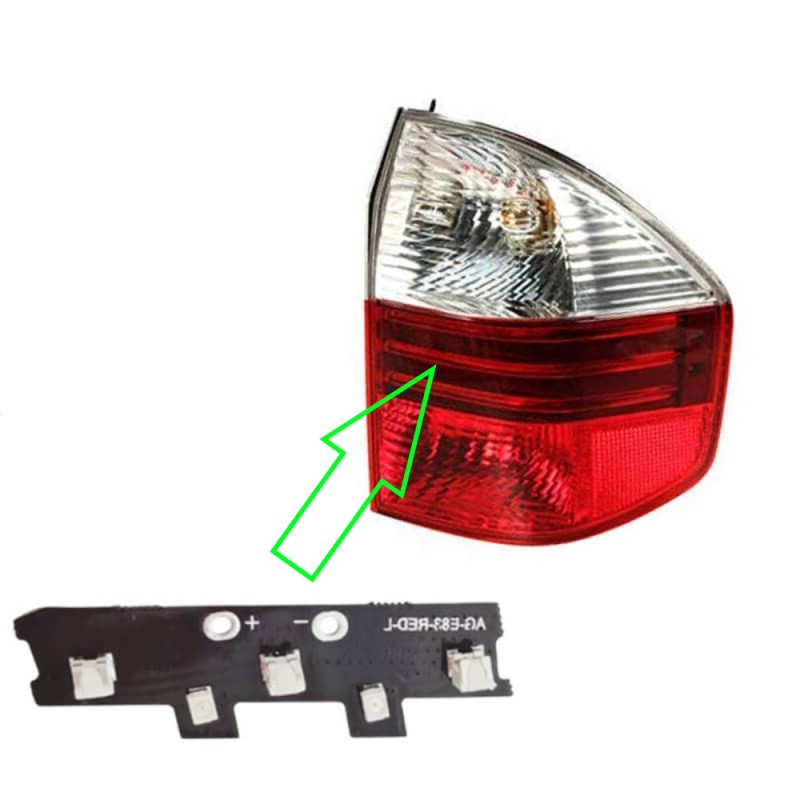 Scheda Led 63117162209 BMW X3 E83 Modulo per Riparazione Fanale Posizione Stop Sinistro