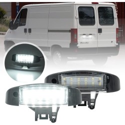 Placchetta Led Luci Targa Per Fiat Peugeot Citroen Lampade Specifiche