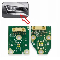 Módulo LED 198.192-52 y 198.195-52 Skoda Superb 198.010-52R Faros DRL Indicador de dirección Unidad de control Reemplazo