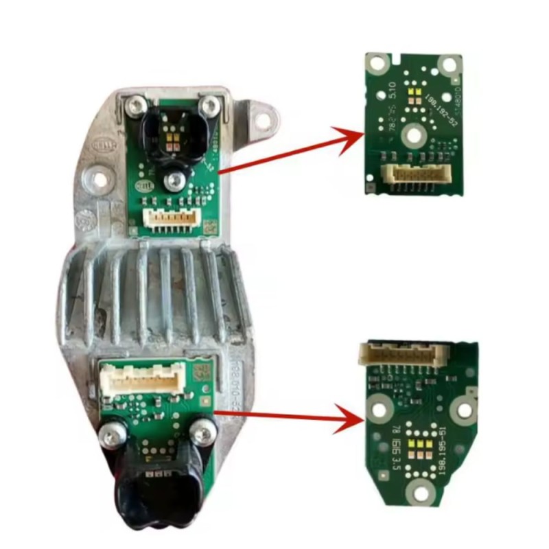 Cómo cambiar el módulo LED 198.192-52 y 198.195-52 Skoda Superb 198.010-52R Faros delanteros DRL Indicador de dirección Unidad d