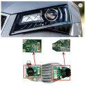 Modulo Led 198.192-51 e 198.195-51 Skoda Superb 198.010-51R Fari DRL Indicatore di Direzione Centralina Ricambio Sinistro
