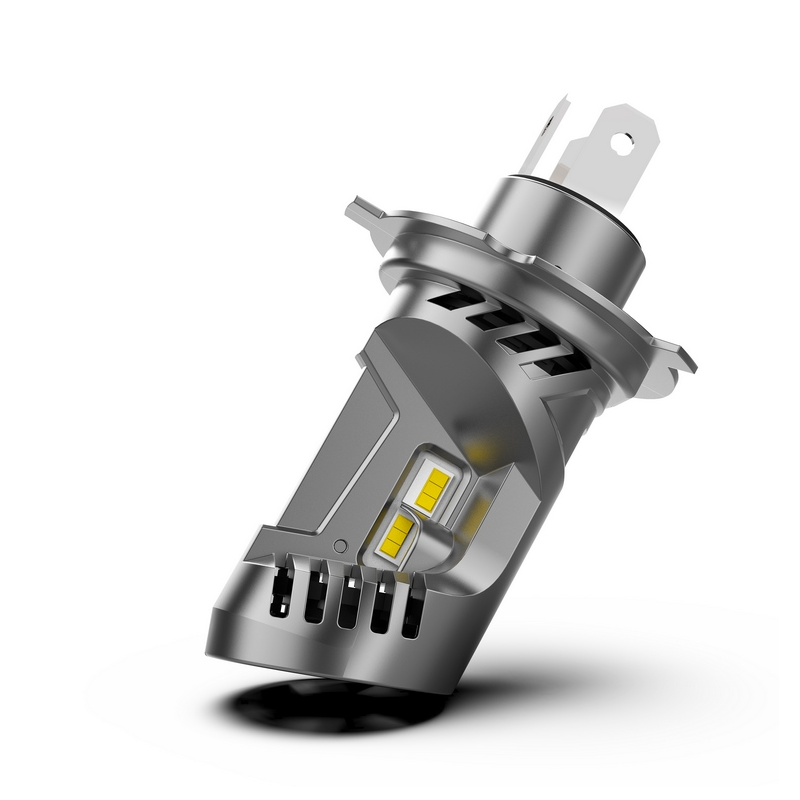 ventola frontale Lampade Led H4 Dual Vision 50w Stessa Dimensione Originale Canbus 6000k Anabbagliante Abbagliante