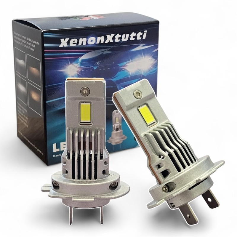 Lampade Led H7 35W ZENIT Mini Ultracompatto 12V e 24V Canbus Bianco 6000k