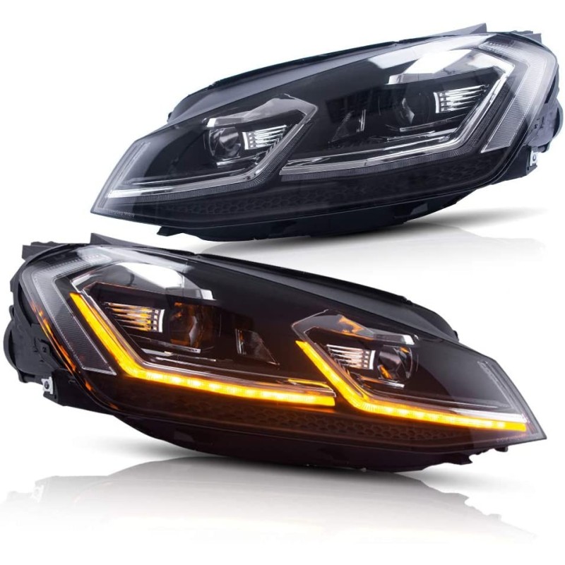 Fari FULL Led Volkswagen Golf 7.5 Luci di Posizione Drl e Anabbaglianti Abbaglianti Led