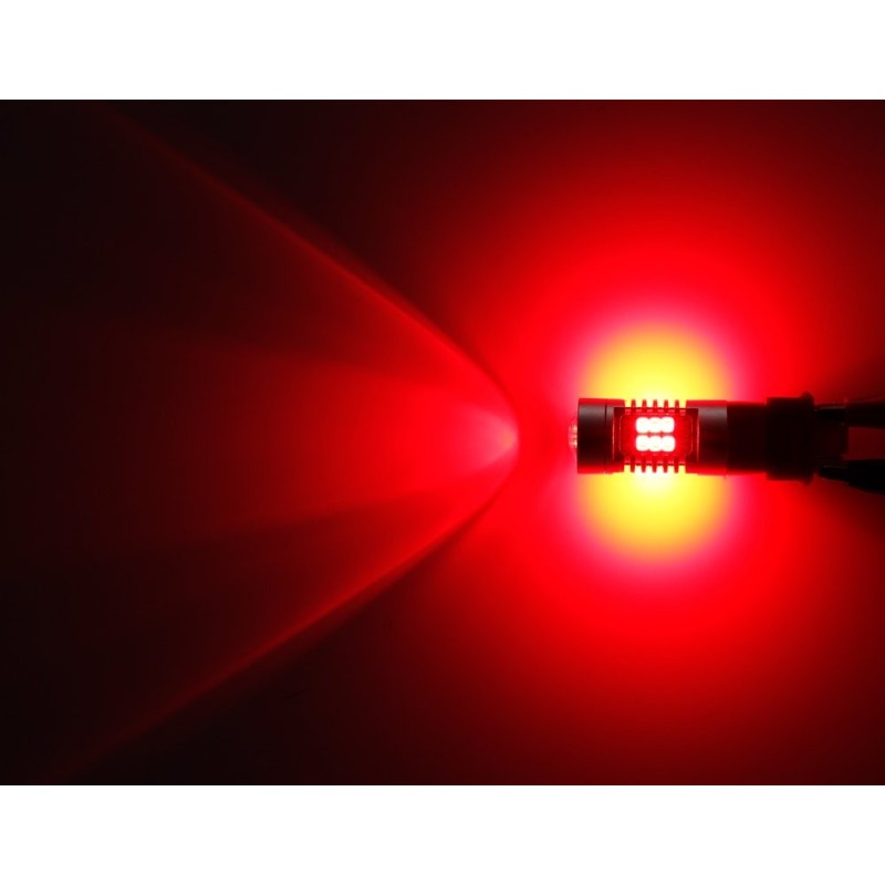 Par de luces LED de posición y freno 1157 Red Bay15d P21 5W CSP de repuesto